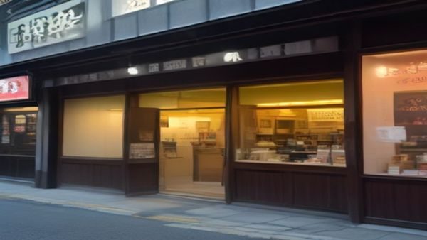 女生手持老式胶片相机站在80年代风格的便利店门口，霓虹灯光打出颗粒感暖调，呈现复古国风与胶片审美融合的女生图片新趋势