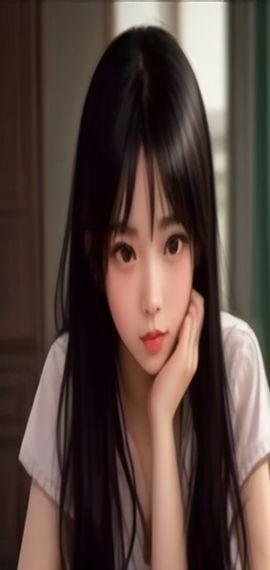 竖版北欧极简风女生图片壁纸，女生坐在白色窗台旁读书，奶油色调留白充足，适合做手机桌面壁纸