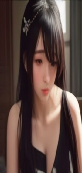 竖版清新自然风女生图片壁纸，女生站在薰衣草田中，低饱和紫绿配色，适合手机锁屏使用