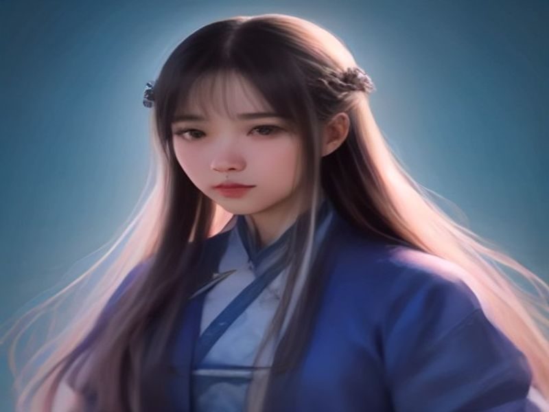 身着浅米色针织毛衣的女生侧身望向落地窗外，窗边摆放一束干花，柔和自然光从左侧洒入，画面整体低饱和奶油色调，是典型的清新北欧风女生图片